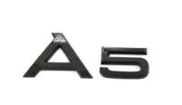 Audi A5 emblem blanksvart
