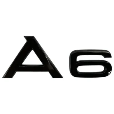 Audi A6 emblem blanksvart
