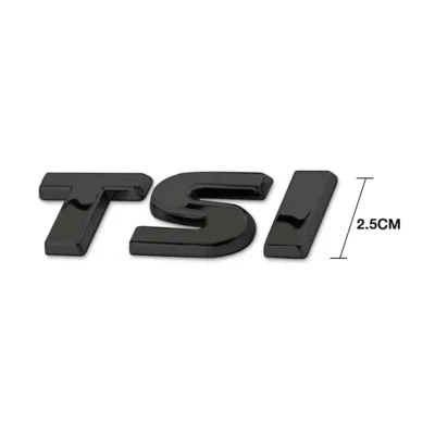 Volkswagen TSI emblem blanksvart