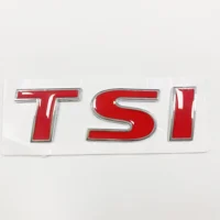 Volkswagen TSI emblem röd